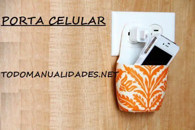 Como hacer un porta celular reciclado 