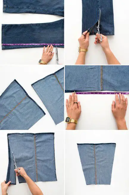 Como hacer un bolso con jeans reciclado