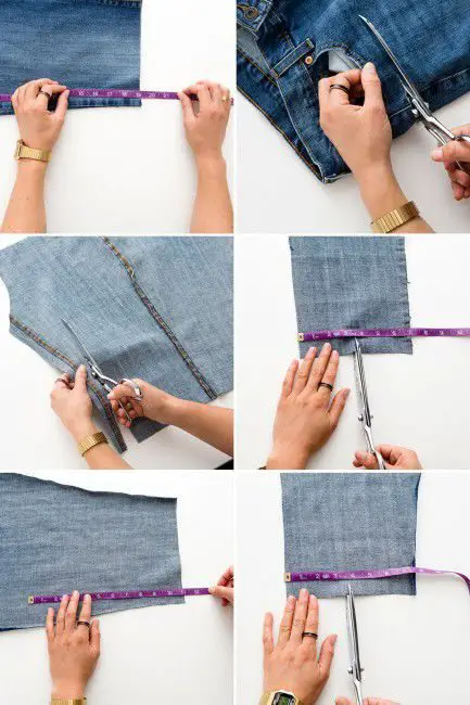 Como hacer un bolso con jeans reciclado