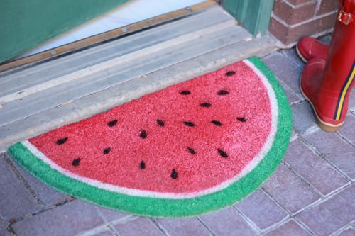 Como hacer alfombras en forma de frutas