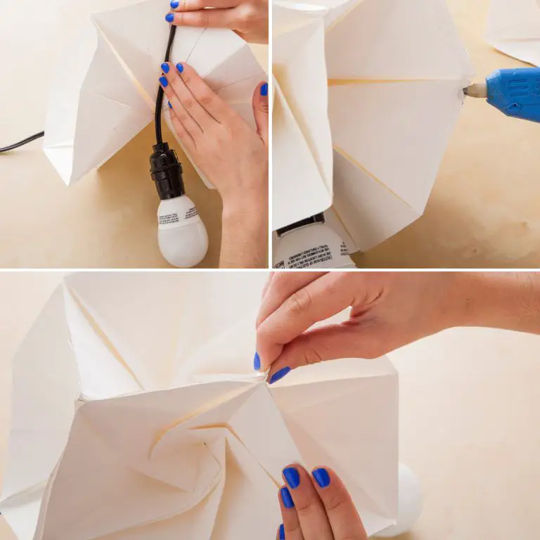 Como hacer lámparas origami