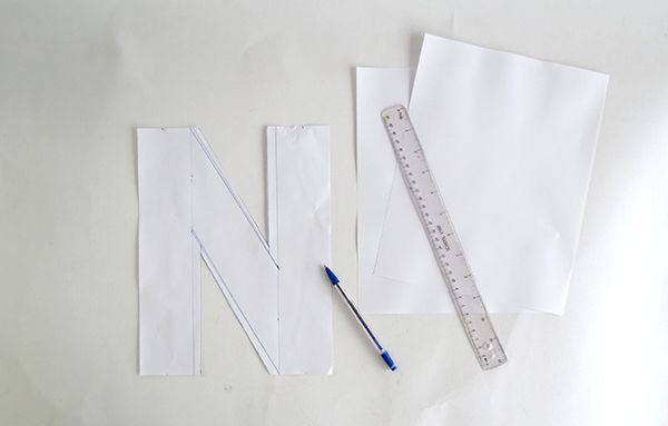 Como hacer cojines de letras 