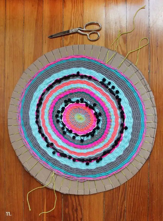Como hacer una alfombra tejida circular Todo Manualidades