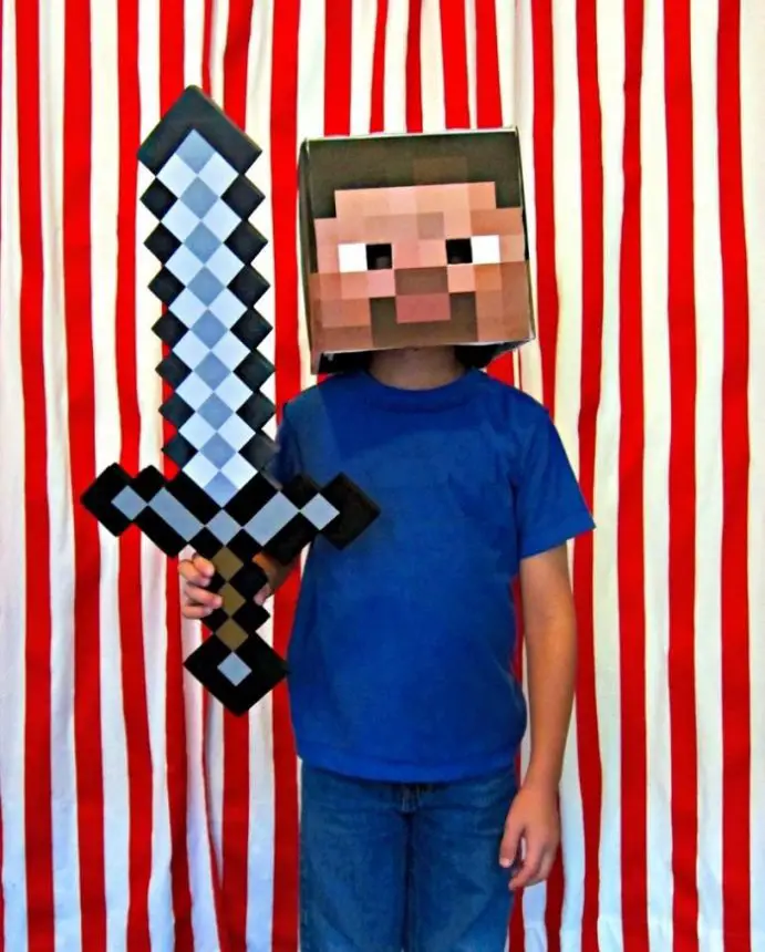 Como hacer el disfraz de minecraft Todo Manualidades Como hacer el disfraz de minecraft Todo Manualidades