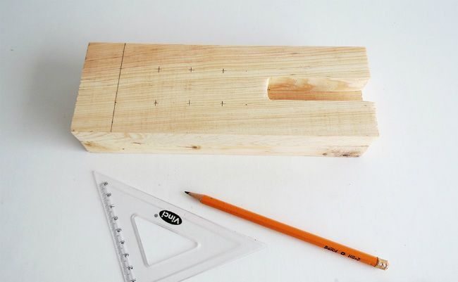 Organizador de utiles de madera 4