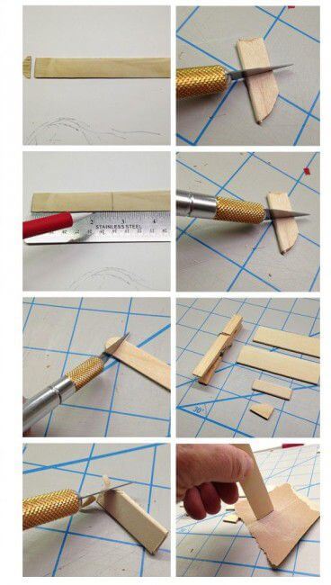Como hacer avioncitos de madera 1